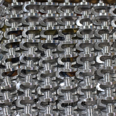 Anodiserende Zilveren CNC Precisie Machinaal bewerkte Componenten, Aluminium Gedraaide Delenodm