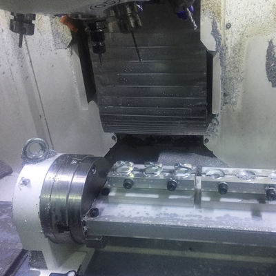 Aluminiumlegering 6061 die CNC Snelle Prototyping van Precisiedelen Productie machinaal bewerken
