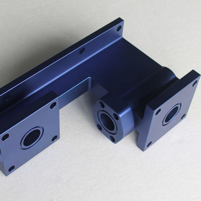 Donkerblauwe Hoge Precisie die Componenten, CNC OEM van het Aluminiumprototype ODM machinaal bewerken