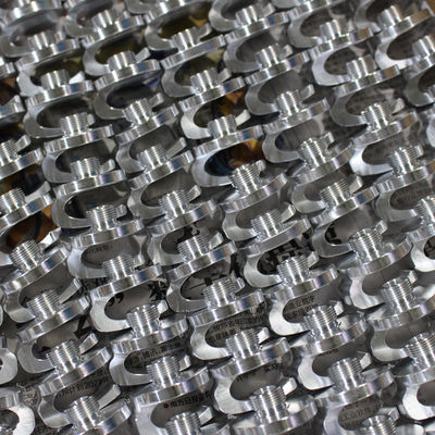 Aluminiumlegering CNC die Delen die met Silkscreening machinaal bewerken Brede Mateiral-Opties plateren