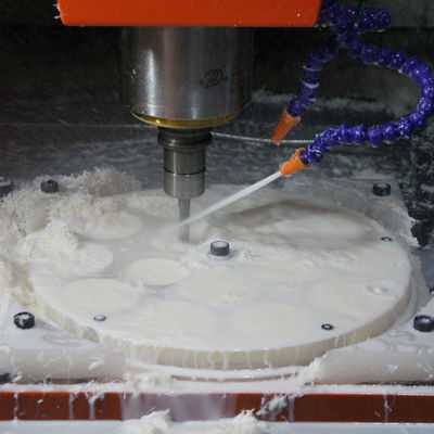 De aangepaste Mechanische CNC Plastic pp Delen die Zandstralenoppervlakte schuren eindigen