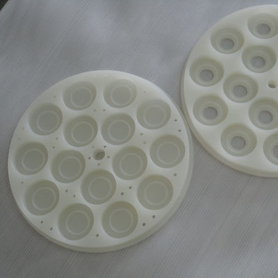 De aangepaste Mechanische CNC Plastic pp Delen die Zandstralenoppervlakte schuren eindigen